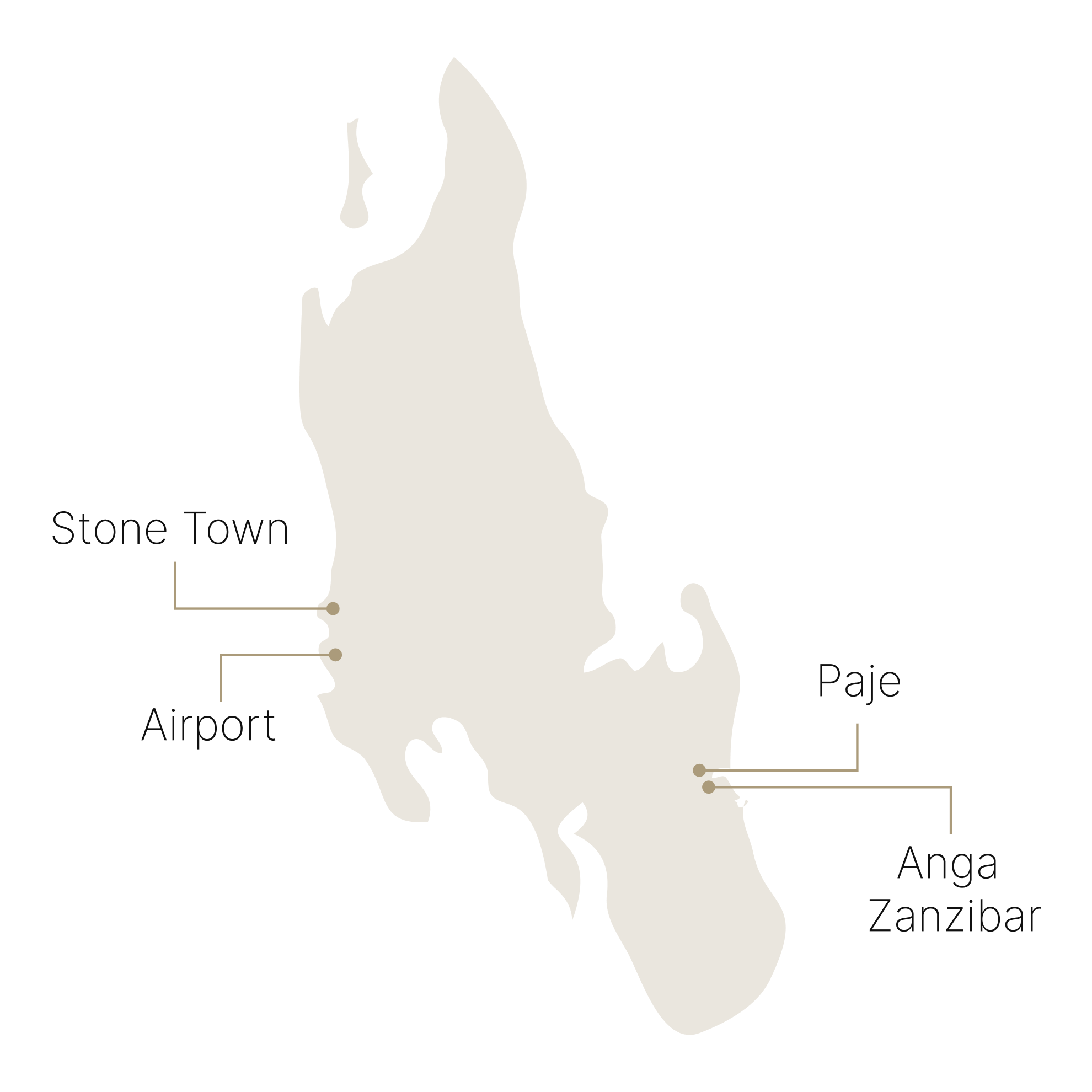 Zanzibar mapa